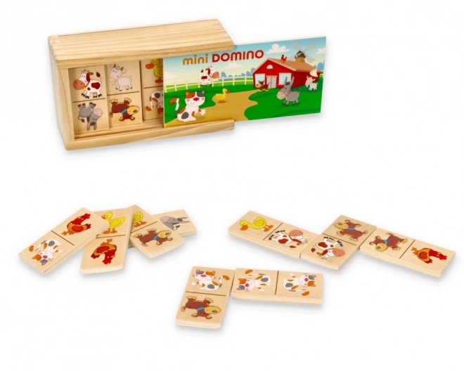Mini Domino Tiere mit Box