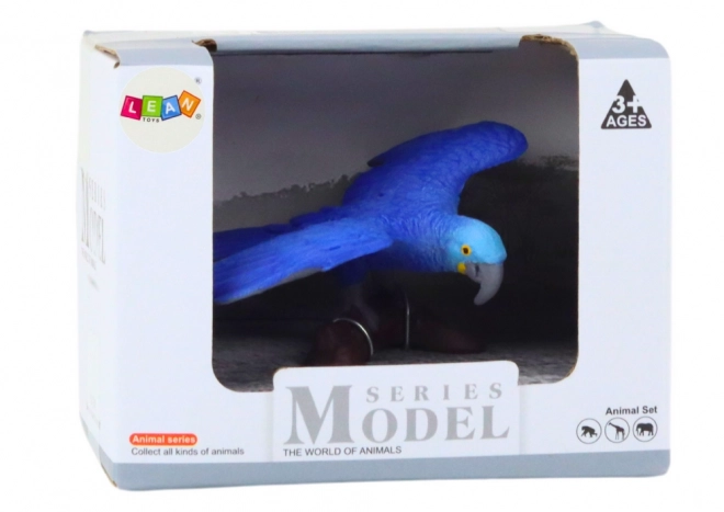 Papageifigur Ara Blau Tiere der Welt