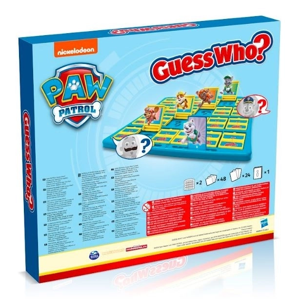 Gesellschaftsspiel Wer ist es? Paw Patrol