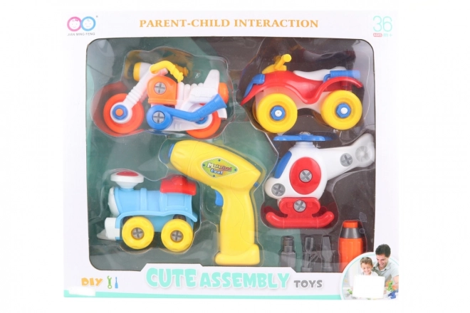 Schraubenset Fahrzeuge für Kinder