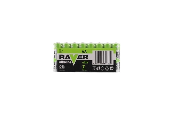 Raver Alkaline AA Batterien 8 Stück