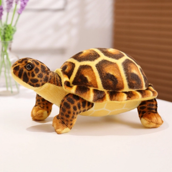 Plüschbraune Schildkröte 25 cm