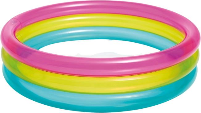 Aufblasbares Kinderbecken Regenbogen 86 × 25 cm INTEX