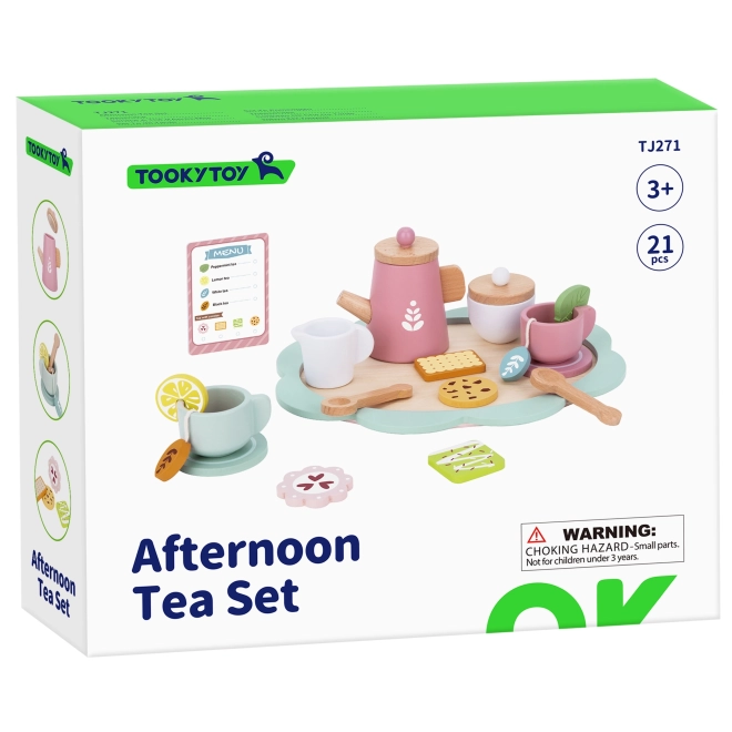 Holzspielzeug Tee-Set für Kinder