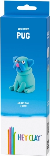 Knetmasse Hey Clay Figur Mops Hund