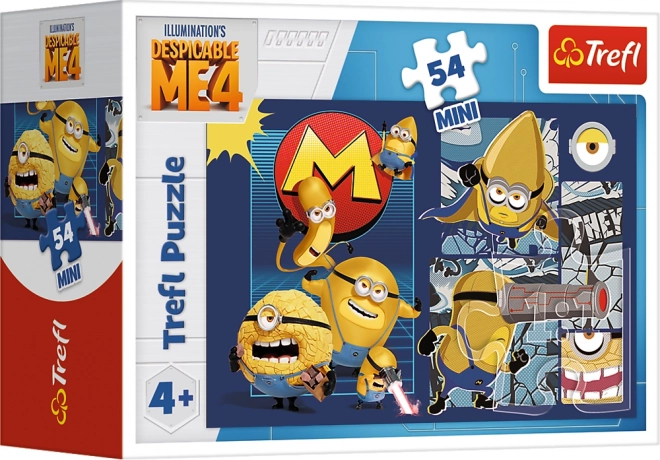 Trefl Puzzle Ich Einfach Unverbesserlich 4 Mit Minions Spaß 54 Teile