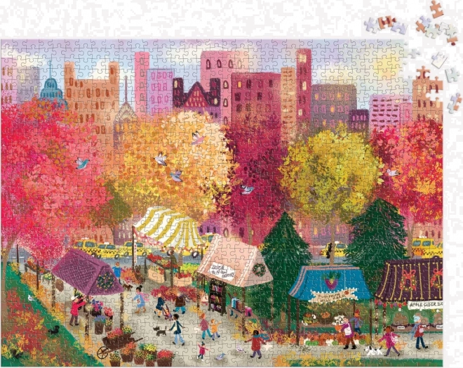 Herbst auf dem Bauernmarkt Puzzle 1000 Teile Galison