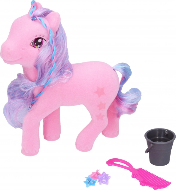 Pony mit zu flechtender Mähne