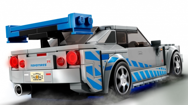 Lego Speed Champions Nissan Skyline GT-R R34 Modell aus Fast & Furious