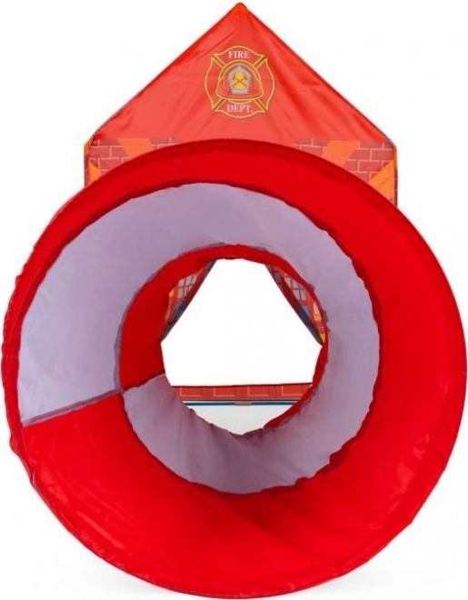 Kinderzelt mit Tunnel Feuerwehrstation IPLAY
