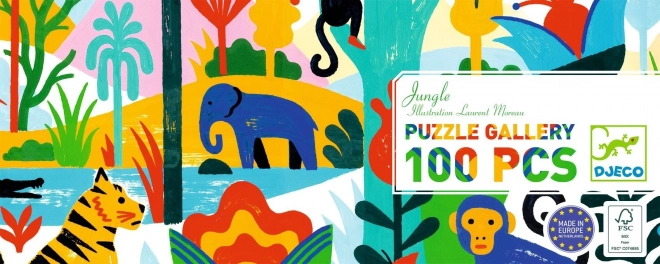 Djeco Puzzle Jungle mit 100 Teilen