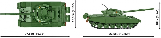 Konstruktionsspielzeug Panzer T-72 (Ostdeutschland/Sowjetunion)