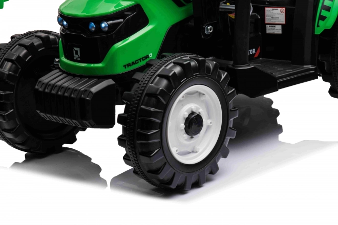 MEGA Traktor D68 mit Anhänger grün