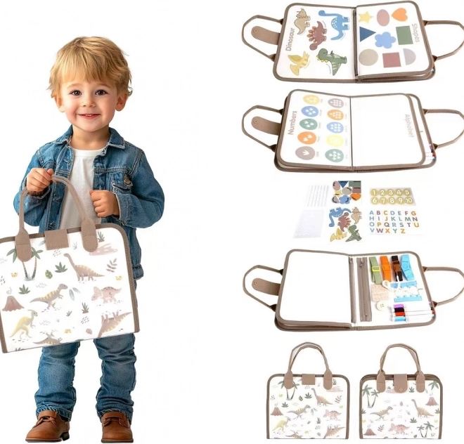 2kids Toys sensorisches Busy-Buch Dinosaurier