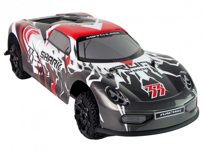 Graues und weißes ferngesteuertes sportauto 1:8