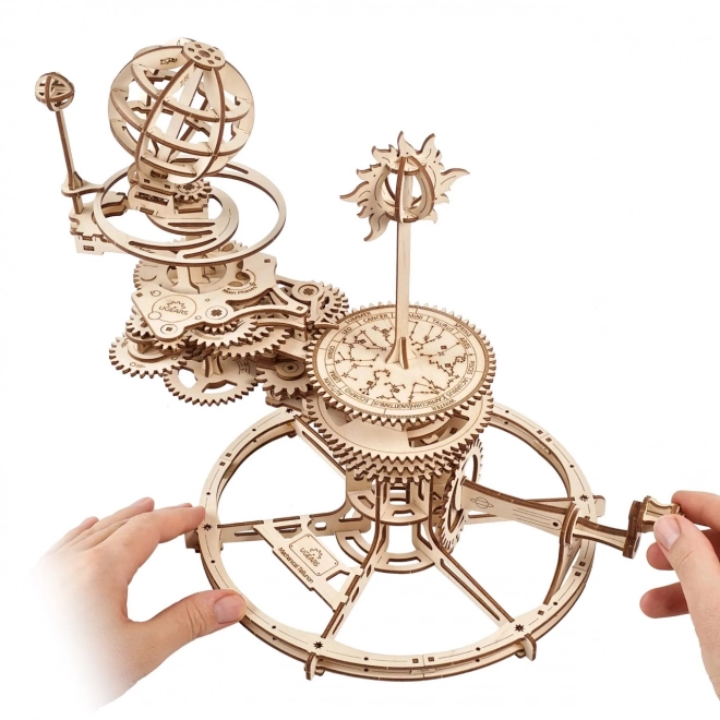 Ugears 3D Holzmechanik-Puzzle Tellurium