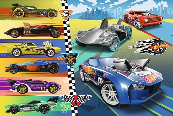 Maxi Puzzle 24 Teile Schnelle Autos Hot Wheels