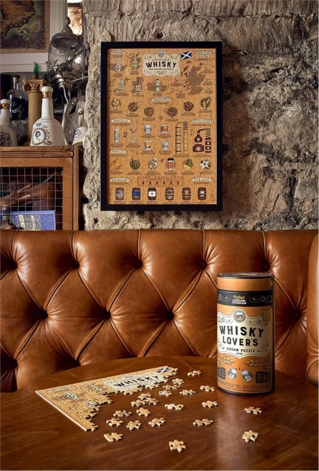 Ridley's Games Puzzle für Whisky-Liebhaber mit 500 Teilen
