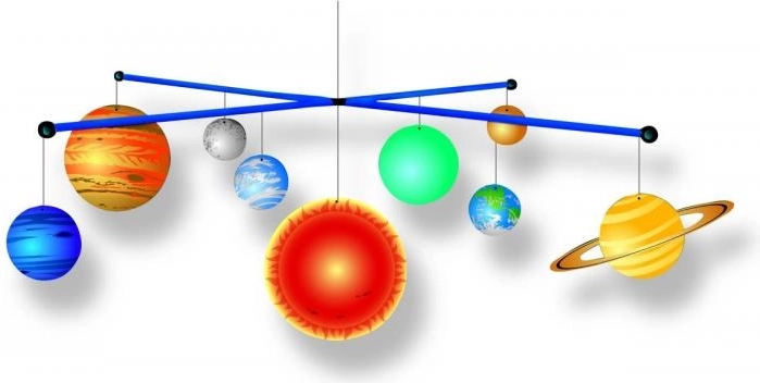 Drehendes und leuchtendes Modell