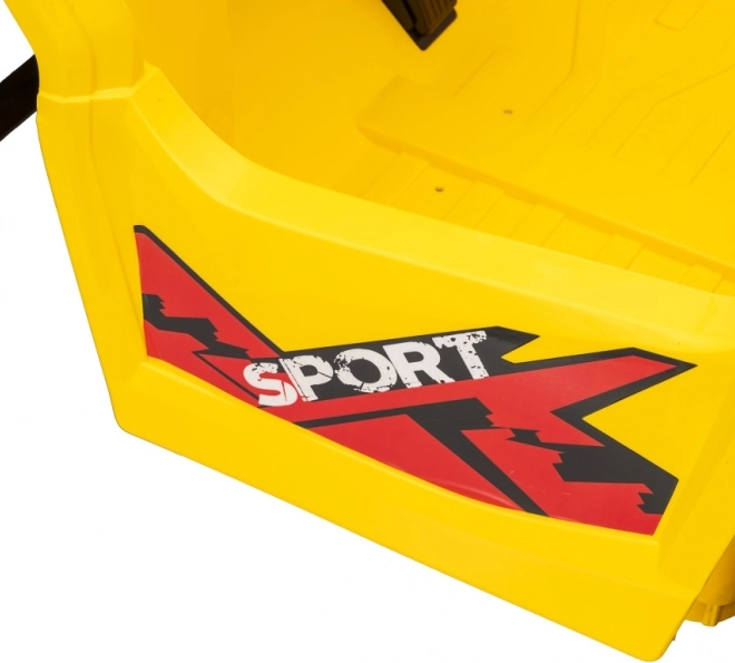 Gelbes sportliches Kinder-Quad TX ATV