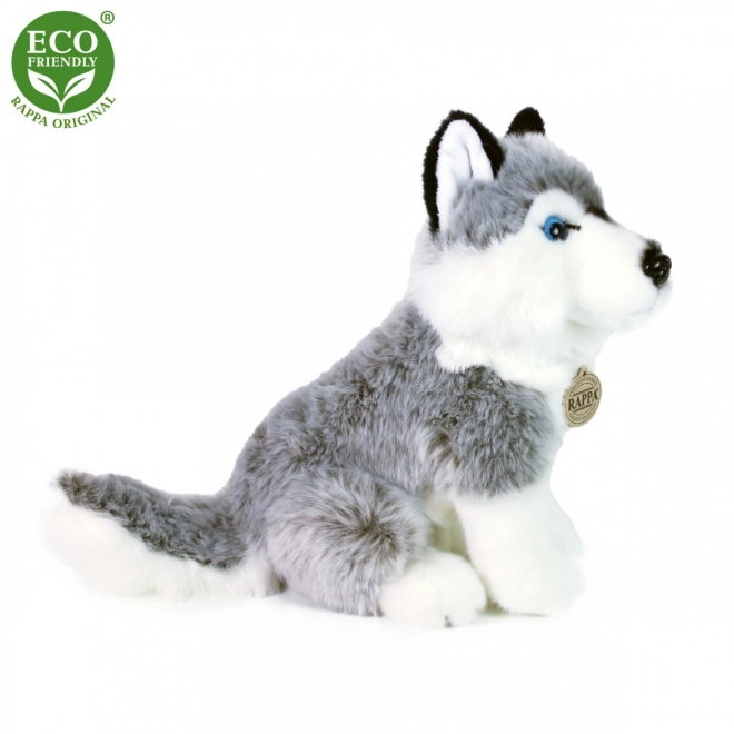 Plüschhund Husky Sitzend 30 cm