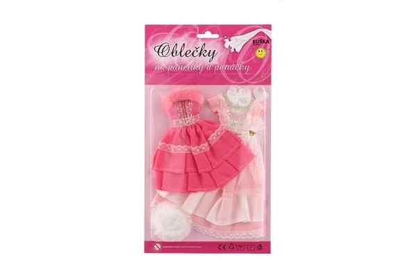 Puppenbekleidung mit Zubehör - 2 Stück