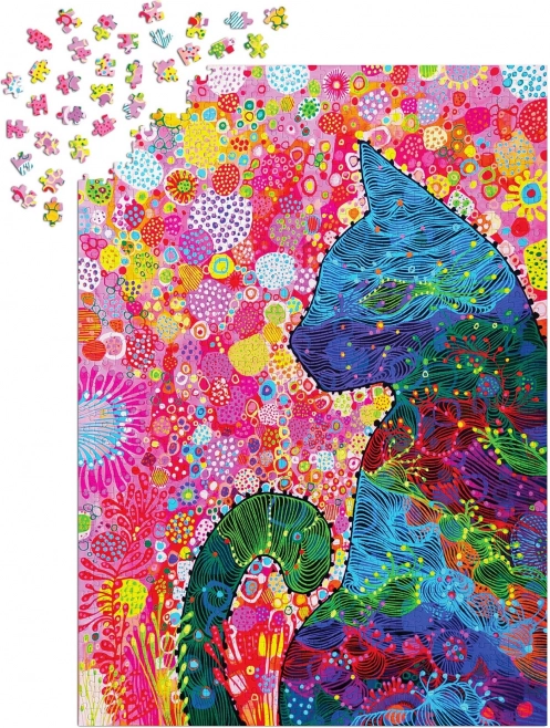 Puzzle Nachdenkliche Katze 1000 Teile