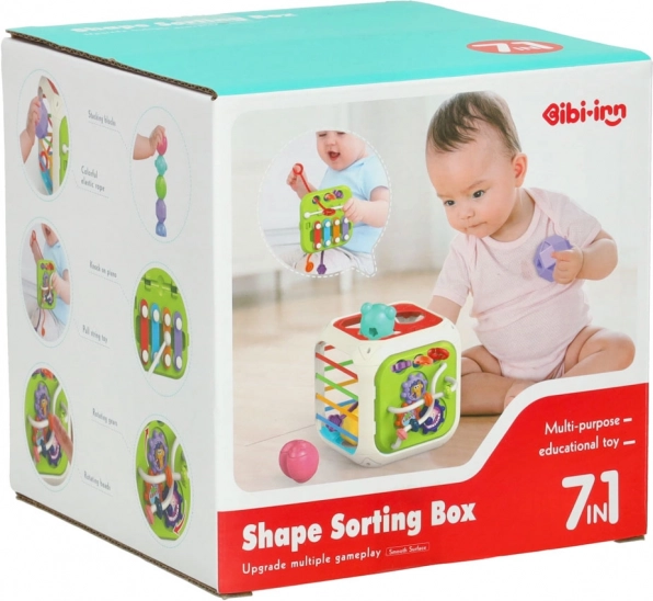 Bildungswürfel 7-in-1 für Kinder mit Xylophon von Bibi-inn