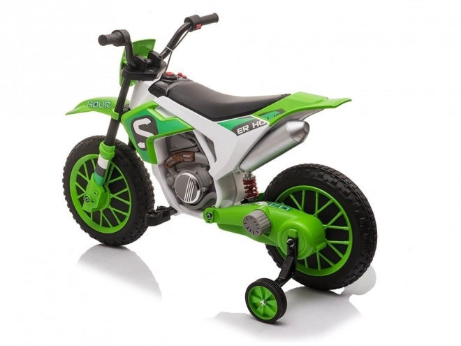 Elektrisches Motorrad für Kinder grün