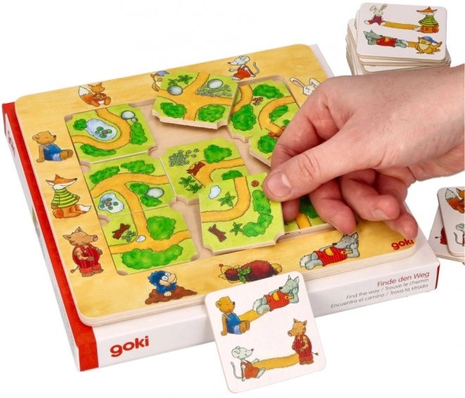Brettspiel Finde den Weg