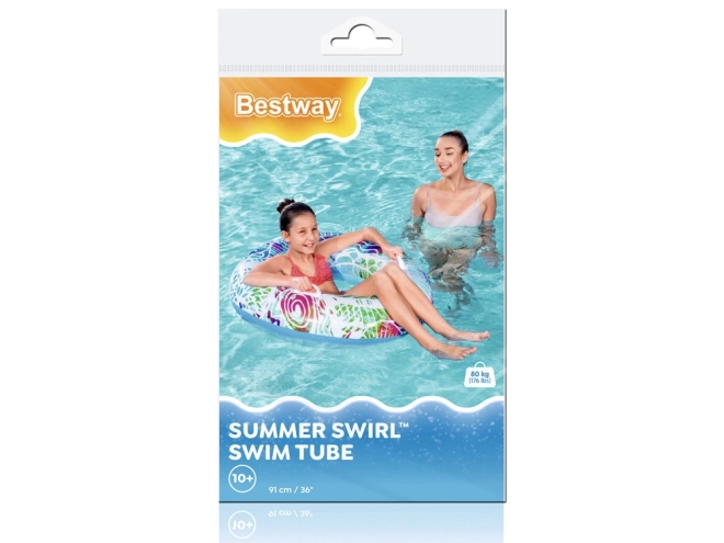 Bestway Bunter Schwimmreifen 91 cm – blau