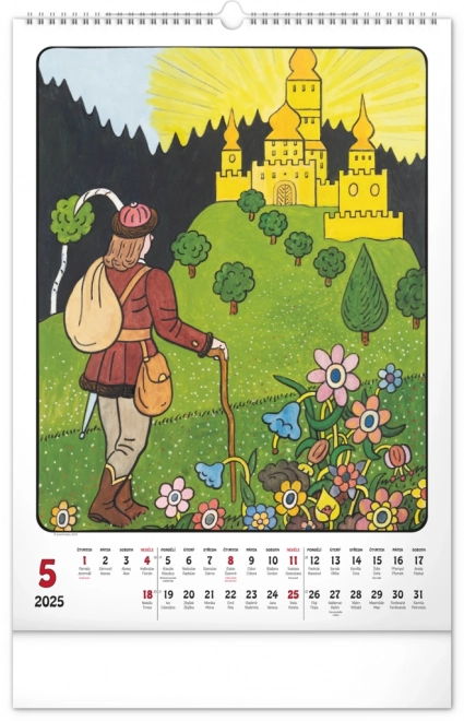 Wandkalender Josef Lada 2025