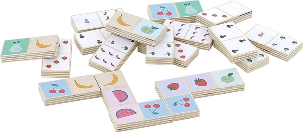 Holzdomino Obst und Gemüse Sarah Betz