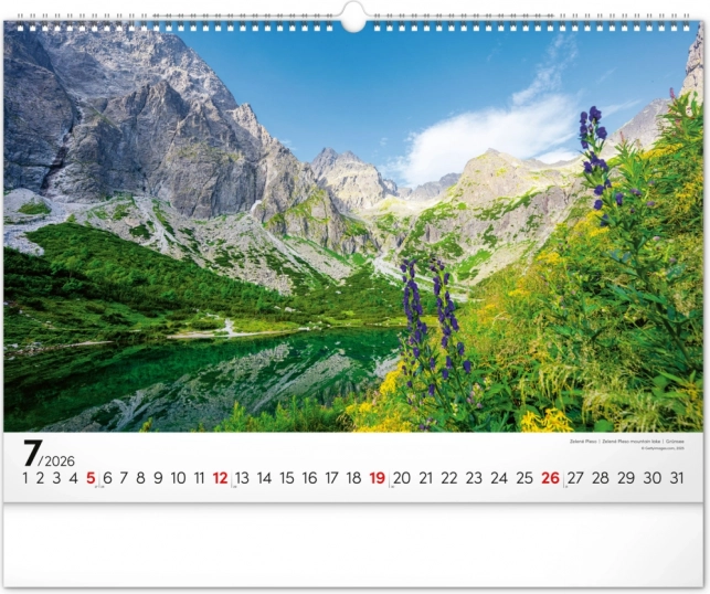 Wandkalender Magische Tatra 2026