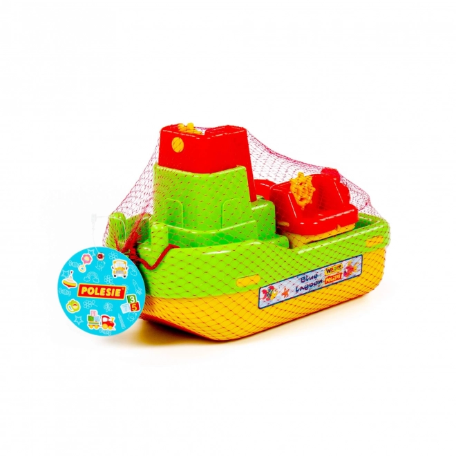 Schlepper + Boot – Grün