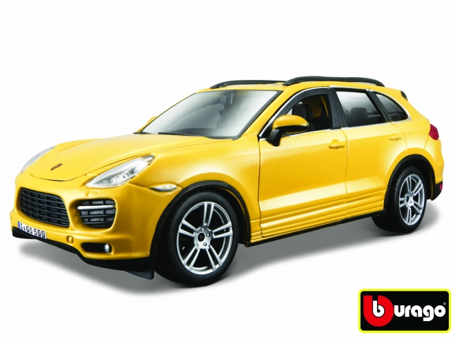 Porsche Cayenne Turbo Gelb Modellauto 1:24