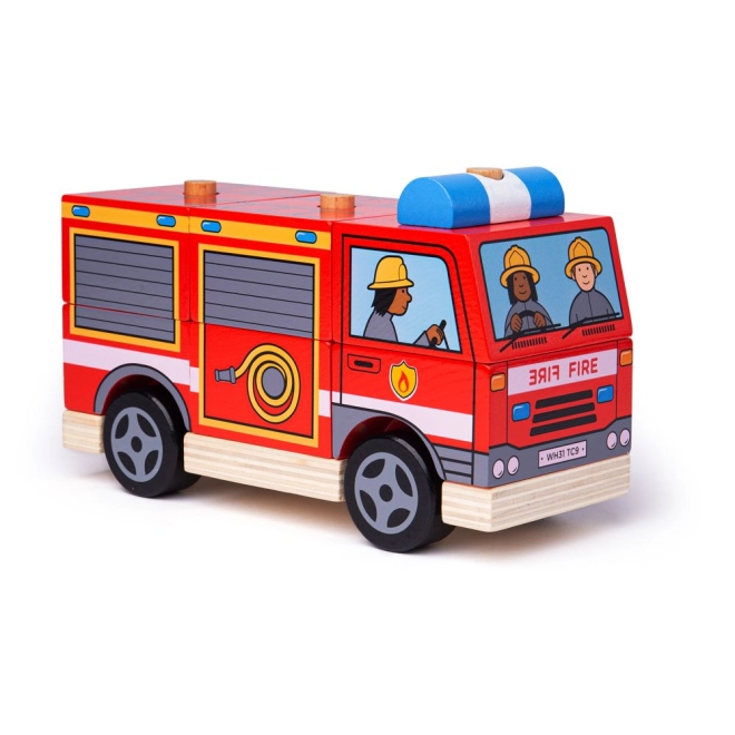 Fahrbares Feuerwehrauto für fantasievolles Spiel