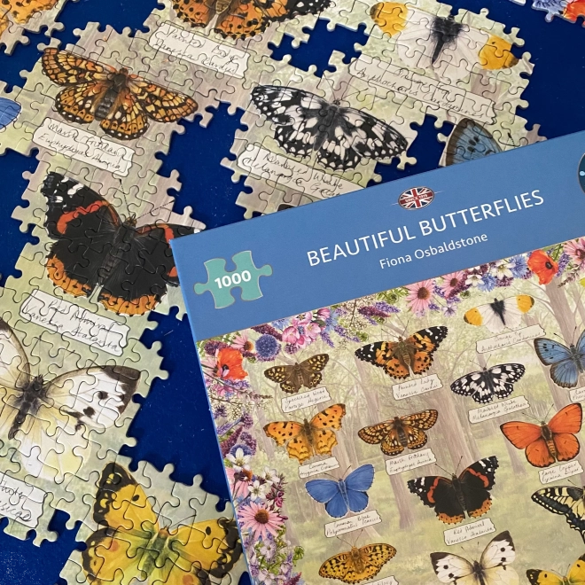 Puzzlespiel Wunderschöne Schmetterlinge 1000 Teile