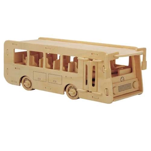 Holz 3D Puzzle Bus