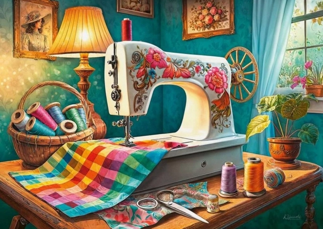 Cherry Pazzi Puzzle Meine Nähecke 1000 Teile