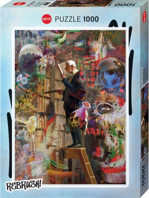 Puzzle Bücherwurm 1000 Teile