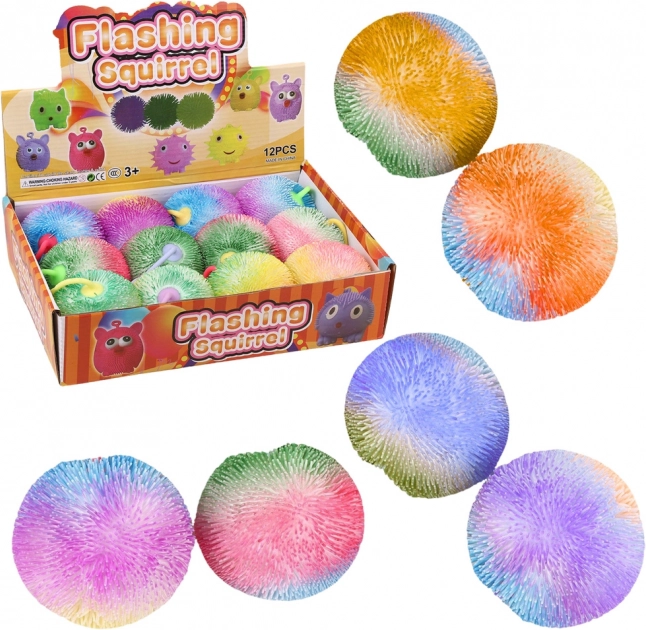 Bunter Anti-Stress-Ball zum Drücken 9 cm
