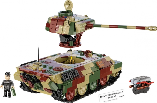 Panther Ausf. A Modell aus Bausteinen