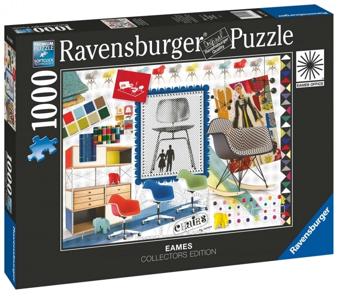 Ravensburger 2D Puzzle: Designklassiker Eames Stühle