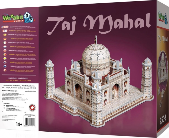 3D-Puzzle Taj Mahal von WREBBIT