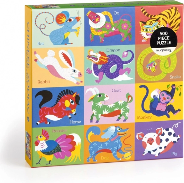 Puzzle Chinesischer Tierkreis 500 Teile