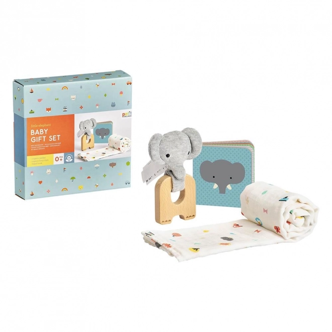 Petit Collage Geschenkset für Babys Elefant