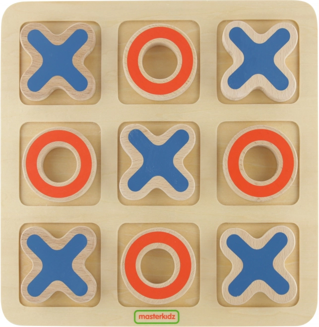 Masterkidz Holzspiel Tic Tac Toe für Kinder