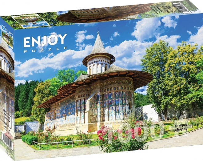 ENJOY Puzzle Kloster Voronet in Suceava, Rumänien - 1000 Teile