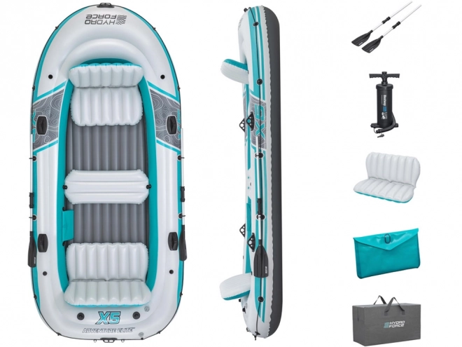 Aufblasbares Pontonboot Adventure Elite X5 für 5 Personen